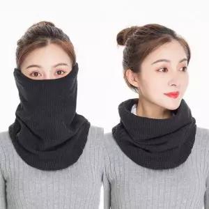 [하프클럽/]니트 넥워머 겨울 귀걸이형 방한 털 목도리