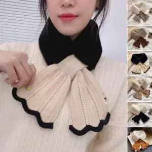 [하프클럽/]퍼 머플러 숏 스타일 목도리 가을털 여성