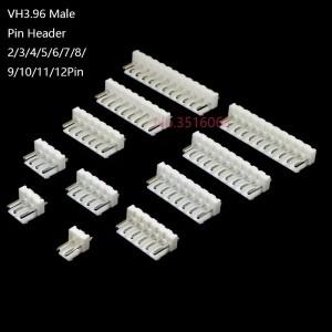 20pcs VH3.96 VH 커넥터 3.96MM 피치 남성 핀 헤더 2P3P4P5P6P7P8P9P10P11P12P PCB 용 직선 바늘