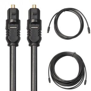 Toslink 금도금 디지털 광 오디오 케이블 1m 1.5m 2m 3  5m SPDIF MD DVD