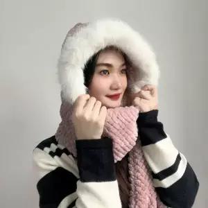 [하프클럽/]후드 머플러 겨울 목도리 후드목감싸기