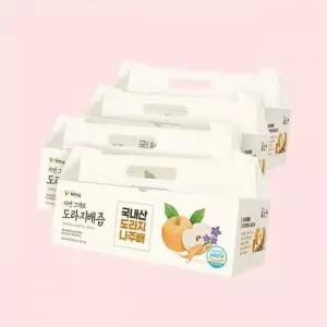 주식회사 제이에이치월드 자연그대로 도라지배즙 총120팩(4박스 100ml X 30팩) 4559197