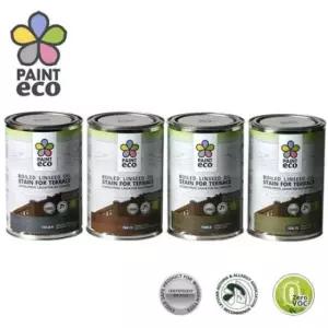 스테인 (Paint ECO) 테라스용 보일드 린시드 오일 스테인(1L)