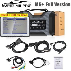 벤츠 호환 자동차 트럭 진단 도구 Super MB Pro M6 plus pro (V2025.3 SSD  호환 FZ-G1 I5 3세대 태블릿 8G