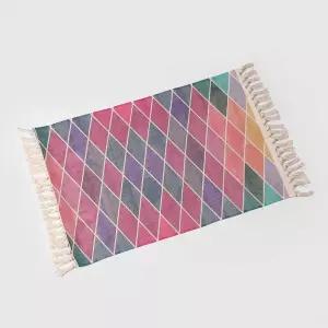 컬러링 코튼 러너 카페트(100x59cm) 인테리어카페트 GuO7+7PJc