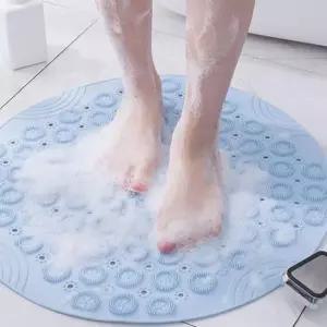 샤워중 바닥솔 편하게 발각질제거 브러쉬 매트 발닦기