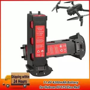 Hubsan GPS 브러시리스 쿼드콥터용 리튬 배터리 레드 드론 액세서리 H117S 11.4V 4200mah