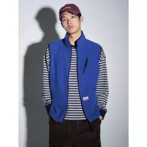에잇세컨즈 컬러 플리스 베스트 블루 조끼 민소매 454X36LQ1P 4496765