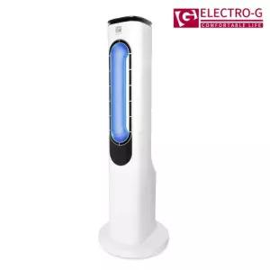 일렉트로지 날개없는 리모컨 선풍기 LED 무드등 인테리어 가정용