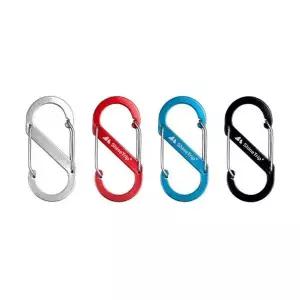 [아웃도어스/셀러허브_레저캠핑]알루미늄 대형 비너 세트 소품걸이 S자 고리 4P