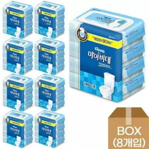 크리넥스)마이비데(46매x4)캡형-박스(8개입)