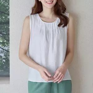 [데드라](99size)맥시링클인견나시블라우스 TBE3044