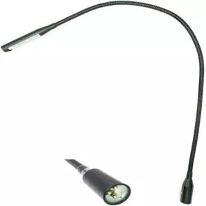JXRYWF 24인치 2와트 DJ XLR 3핀 LED 구스넥 라이트 스튜디오 콘솔 램프 포트