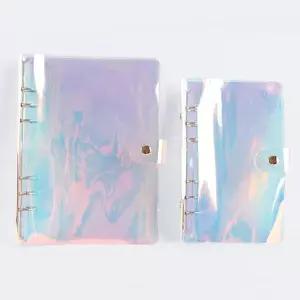 홀로그램 PI63VT36 투명 육공 6공 다이어리 커버 2종/A5 A6 DIY