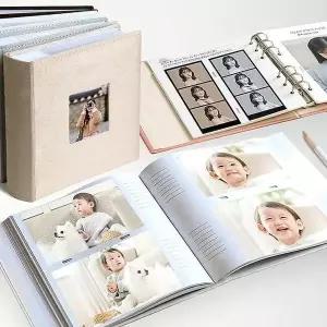 사진앨범 FM72KD64 대용량 웨딩제작 커플포토북 접착식 꾸미기 임신초음파