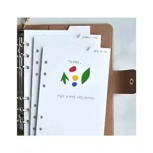 A6메리필속지 OC54MB60 3P 디자인 리필지 노트 인덱스패드