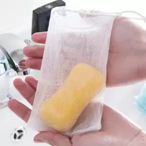 ( )비누조각망 클렌징도구 비관망 비누거품주머니 비누파우치 세안도구 세안 거품망