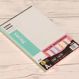 나카바야시 WT75MJ67 B5 유선노트 5권/팩 Swing 305CA