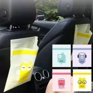 혜명잡화마트 접착 차량용 자동차 휴지통 쓰레기통 쓰레기 봉투 15P 자동차휴지통 차량쓰레기봉투 차량용쓰