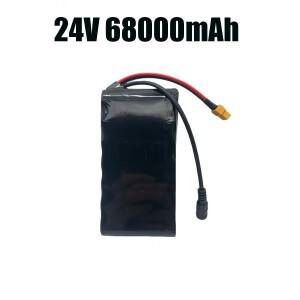 24V 68000mAh 1600W 리튬이온 배터리 팩 BMS+충전기 포함 12.6V에 적합 MP3 LED 태양광 에너지
