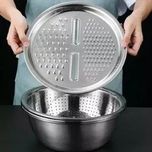 3종 볼 채반 스텐 야채 주방 믹싱 다용도