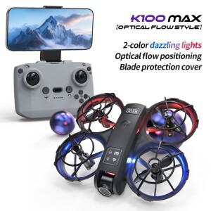K100 MAX 미니 드론 8K HD 카메라 WIFI FPV 실시간 영상 전송 제어 장애물 회피 항공 RC 쿼드콥터