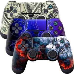 PS4 컨트롤러용 스킨, PLAYSTATION 4 전신 3개(PS4 스티커 커버 #2) 데칼 컨트롤러 비닐