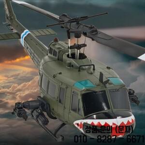 새로운 샤크 RC ERA C032 UH 1 휴이 헬리콥터 원격 조종 자동차 성인용 1/48 2.4G 6CH 자이로 안정화 항공