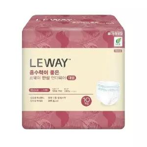 [NS홈쇼핑]국내생산! 미래생활 르웨이 흡수력이 좋은안심 언더웨어 남녀공용 성인용 기저귀..[33969513]