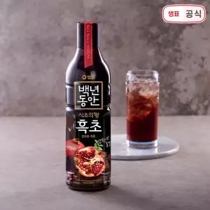 샘표 백년동안 과일흑초 산수유석류 음료 간식 900ml 1병