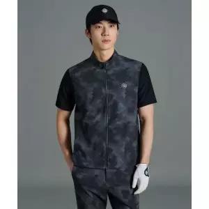 매장정품 빈폴 BEANPOLE GOLF [B_under] 남성 클라우디 패턴 베스트 - 블랙 BJ6436M085 722239