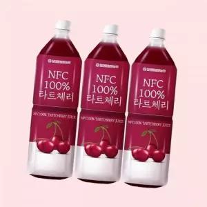 참앤들황토농원 몽모랑시 NFC착즙 타트체리주스 1L 3병 4550289