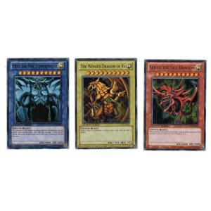 YU GI OH 레전더리 컬렉션 울트라 신 카드 이집트 레어 오벨리스크 라 버전 (한정판) 3개 세트, ,