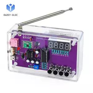 HU07A RDA5807S 라디오 키트 FM DIY 전자 부품 학습 세트 8708MHz/전자 용 주택 없음