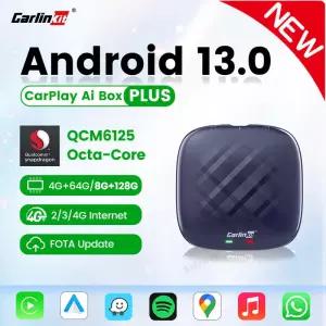 CarlinKit CarPlay Ai TV 박스 안 3 QCM625 무선 자동 4G LTE 스마트 자동차 스트리밍 8G 28G FOTA