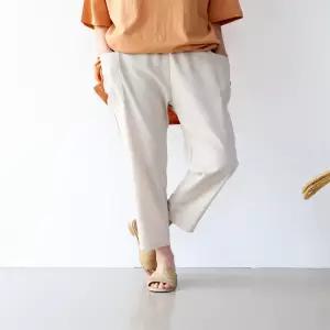 [시즌오프]마 밴드 옆 포켓 데일리 컬러 여름 바지_5