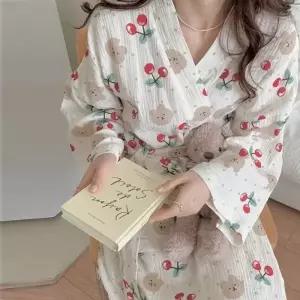 여성샤워가운 체리앤베어 로브 빅사이즈 샤워가운