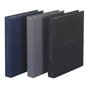 명함첩500 OS82KR65 회색 A500-3 가감가능 체결식시트형