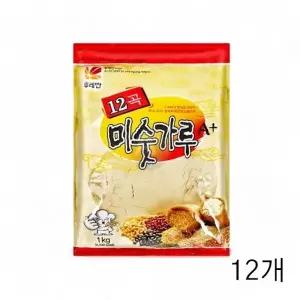 뚜레반 12곡 미숫가루 1Kg X 12개 곡물가루 미수가루