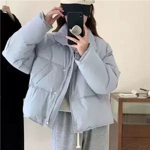 여성패딩 스노우 하이넥 파스텔 아방핏 웰론패딩