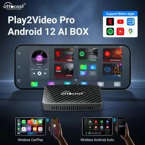 오토캐스트 플레이2비디오 Ai 박스 무선 카플레이 안 어댑터 유튜브 넷플릭스 IPTV 내장 유선 있는 98