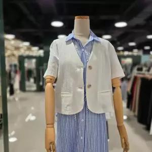 [멜로디가든]미니 면 자켓 (M25M5J101 아이보리)_CA