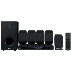 낙사 일렉트로닉스 ND-864 5.1 채널 고출력 홈 시어터 DVD 및 노래방 스피커 시스템