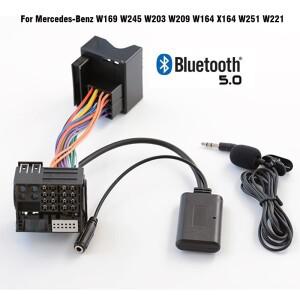 블루투스 5.0 음악 오디오 어댑터 마이크 케이블 메르세데스 호환-벤츠 호환 W169 W245 W203 R230 CD20 30