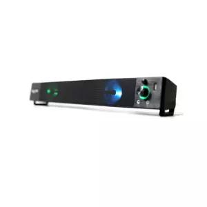 몬스타기어 PC 블랙 사운드바 스피커 6W 하이파이 LED BNS