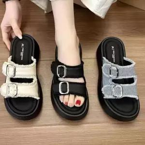 [제이시]제이시 통굽 버클 슬리퍼 6cm S212