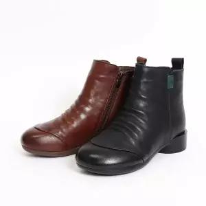 [롯데백화점]원더슈즈 프리미엄 구르미 천연소가죽 앵클부츠 3CM JANG-M6504