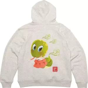 [골드스마일]기모후드집업 뒷면 십이지신 용띠 디자인