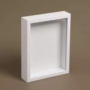 [골드스마일]아트공간 3D 입체 관액자 6x8 (화이트) GWM