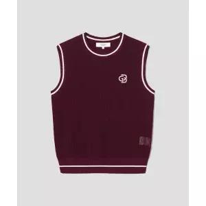 매장정품 빈폴 BEANPOLE GOLF 여성 스카시 니트 베스트 - 와인 BJ6452Z 723730